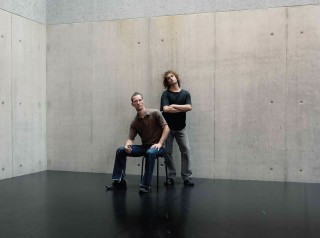 Niklaus Mettler and Mathias Ringgenberg in Tanzhaus Zurich, 2023.